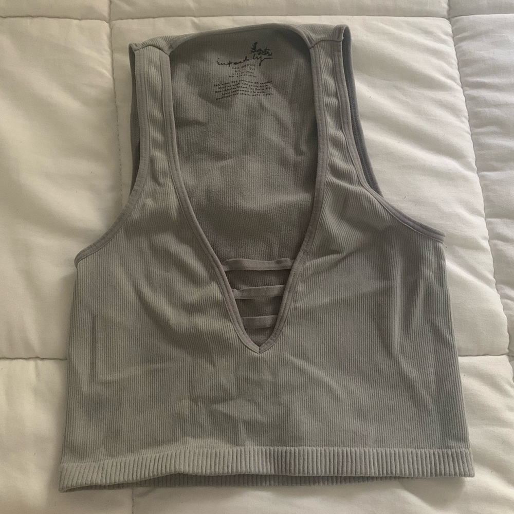 Free People Lattice-Neck Bralette